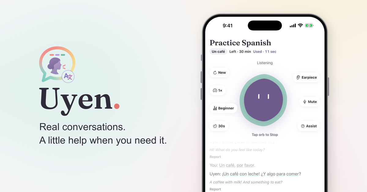 Live Language Practice — Uyen
